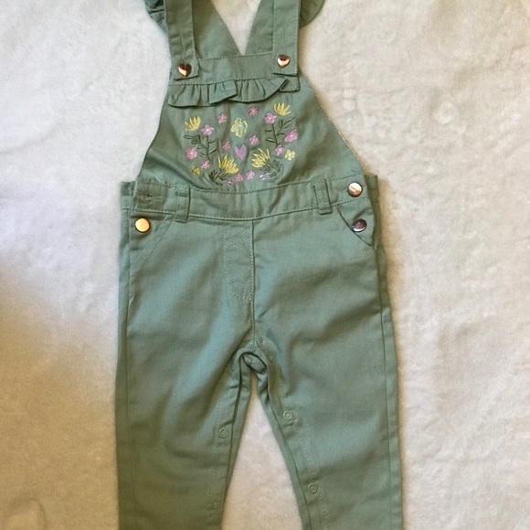 Girl’s Toddler Cute Outfit Matching Set, Green Purple Size 18M New Without Tags - Picture 2 of 8